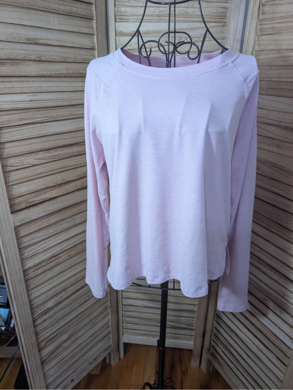 RBX Shirt Womens‎ Medium Pink  Running Long Sleeve Athletic Casual Ladies